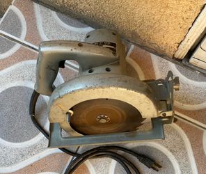 Vintage Fury 7" Circular Saw Ram Tool Corporation Chicago 8AMPS-Aluminum Housing