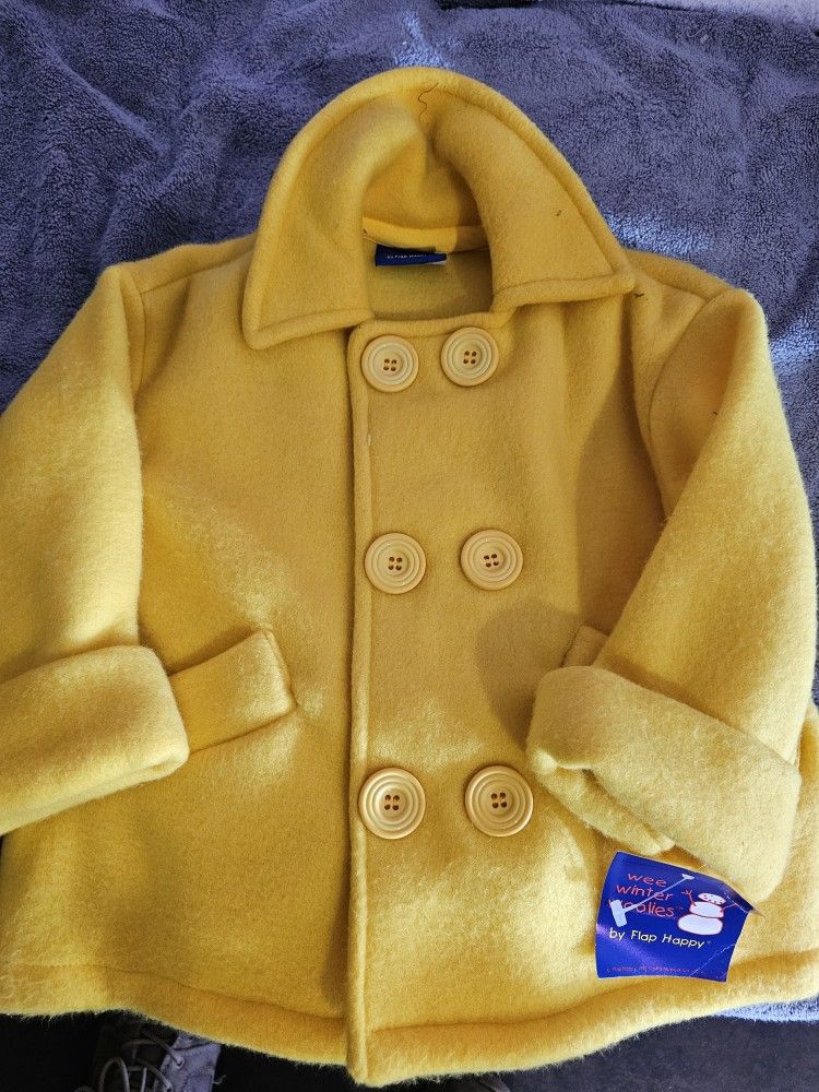 Isabella Coat / Pink Plush Round Neck (KIDS)