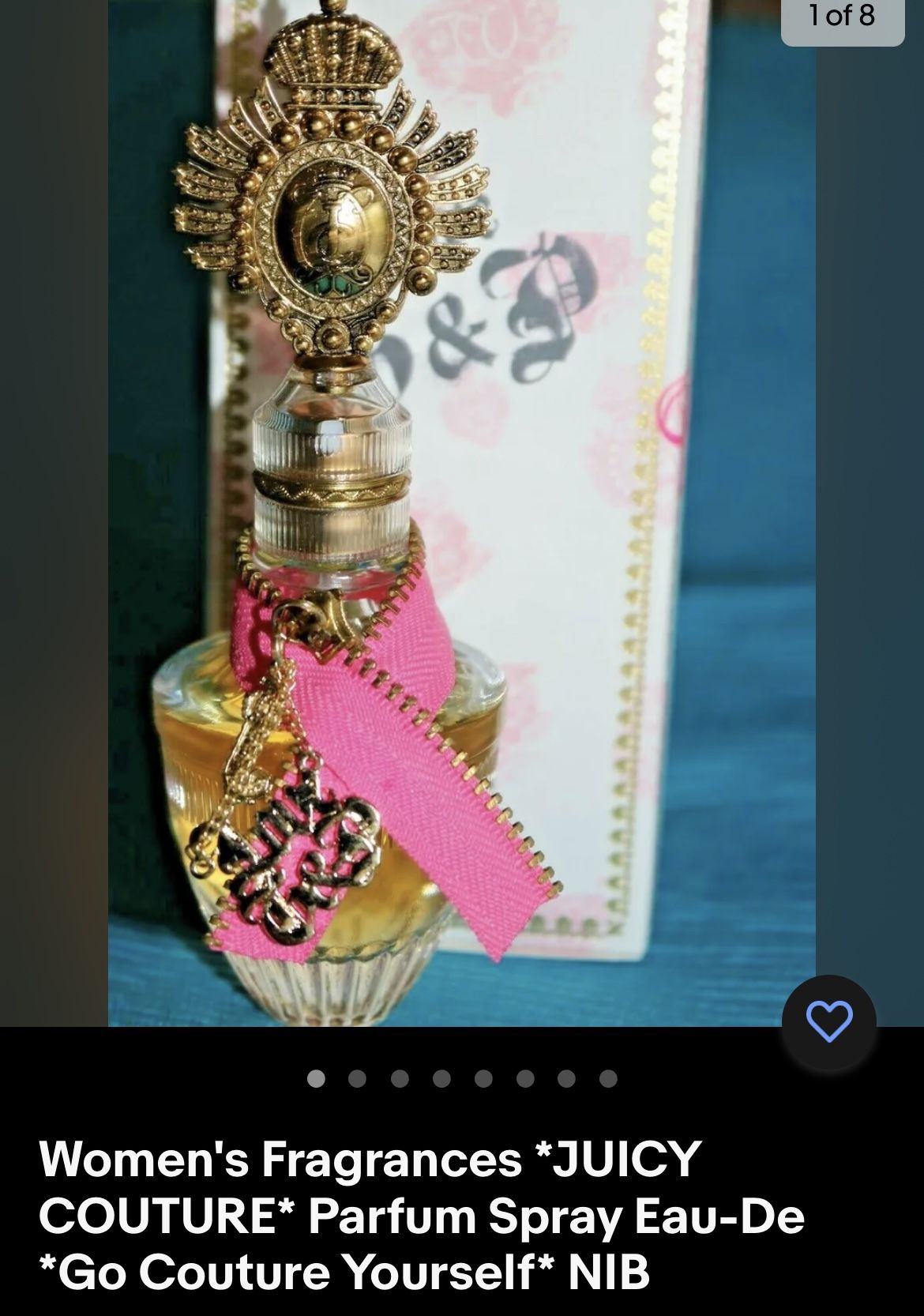 Juicy Couture Parfum Spray Fancy Bottle NIB