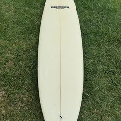 7’4” Becker Single Fin Surfboard