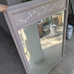 Framed Mirror – 32x45 Vintage Style