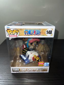 NEW IN HAND LIMITED Tony Chopper Brachio Tank V Funko Pop RIDE #148 One Piece Manga Animation Sdcc