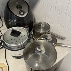 For Free- Cookware, Air Fryer and Rice Cooker