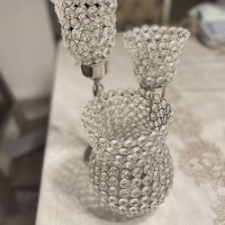 Sparkly Table Decoration/Table Candle Holders