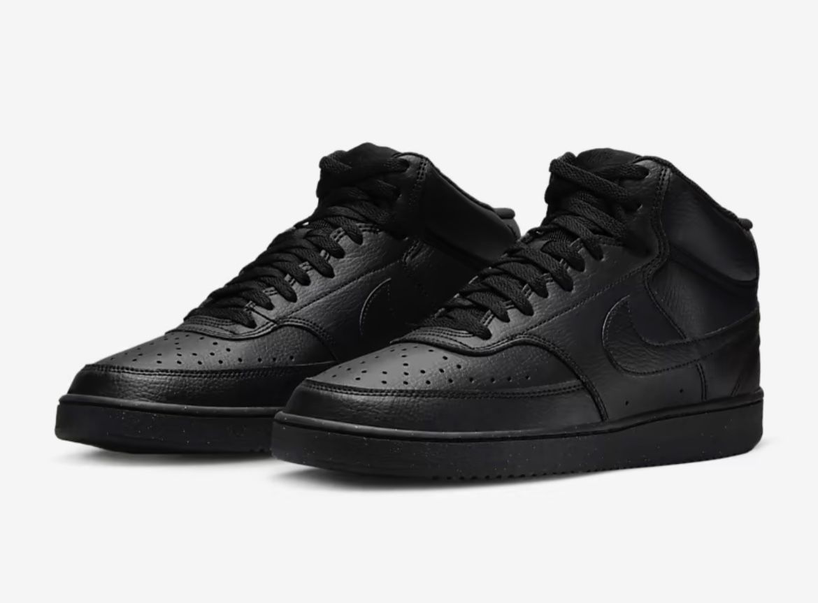Nike court vision mid nature - size 12-Black