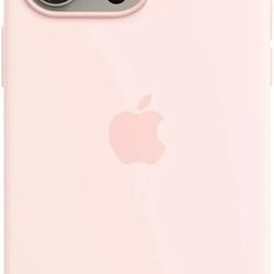 Apple iPhone 15 Pro Max Silicone Case with MagSafe - Light Pink

