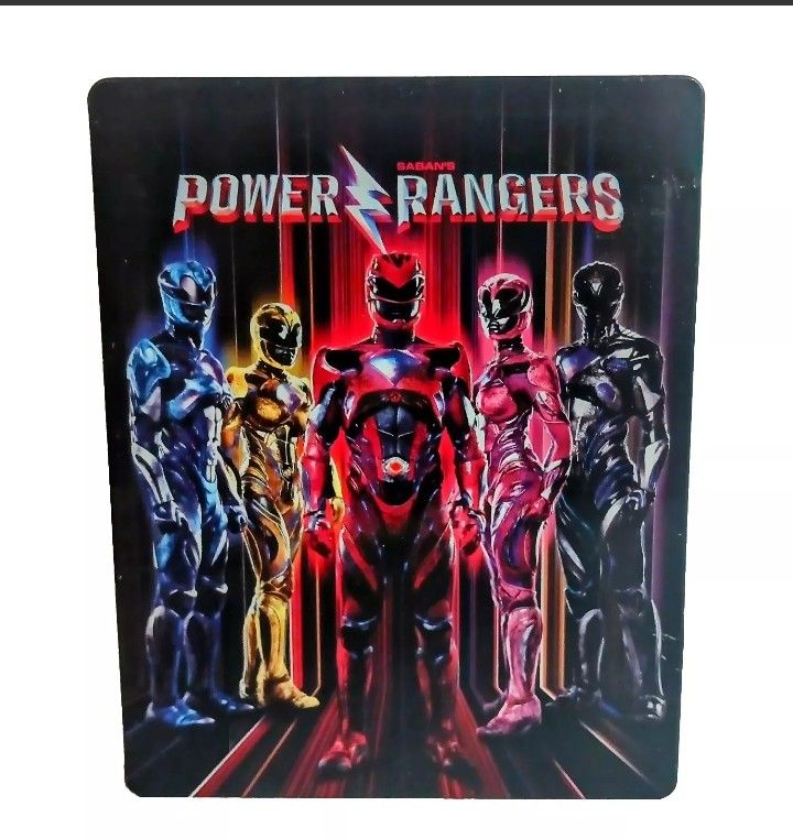 Power Rangers (Blu-ray/DVD 2017) Steelbook No Scratches On The Disc's 