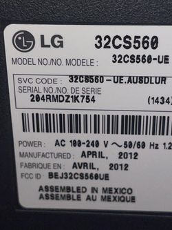 32” LG LCD TV