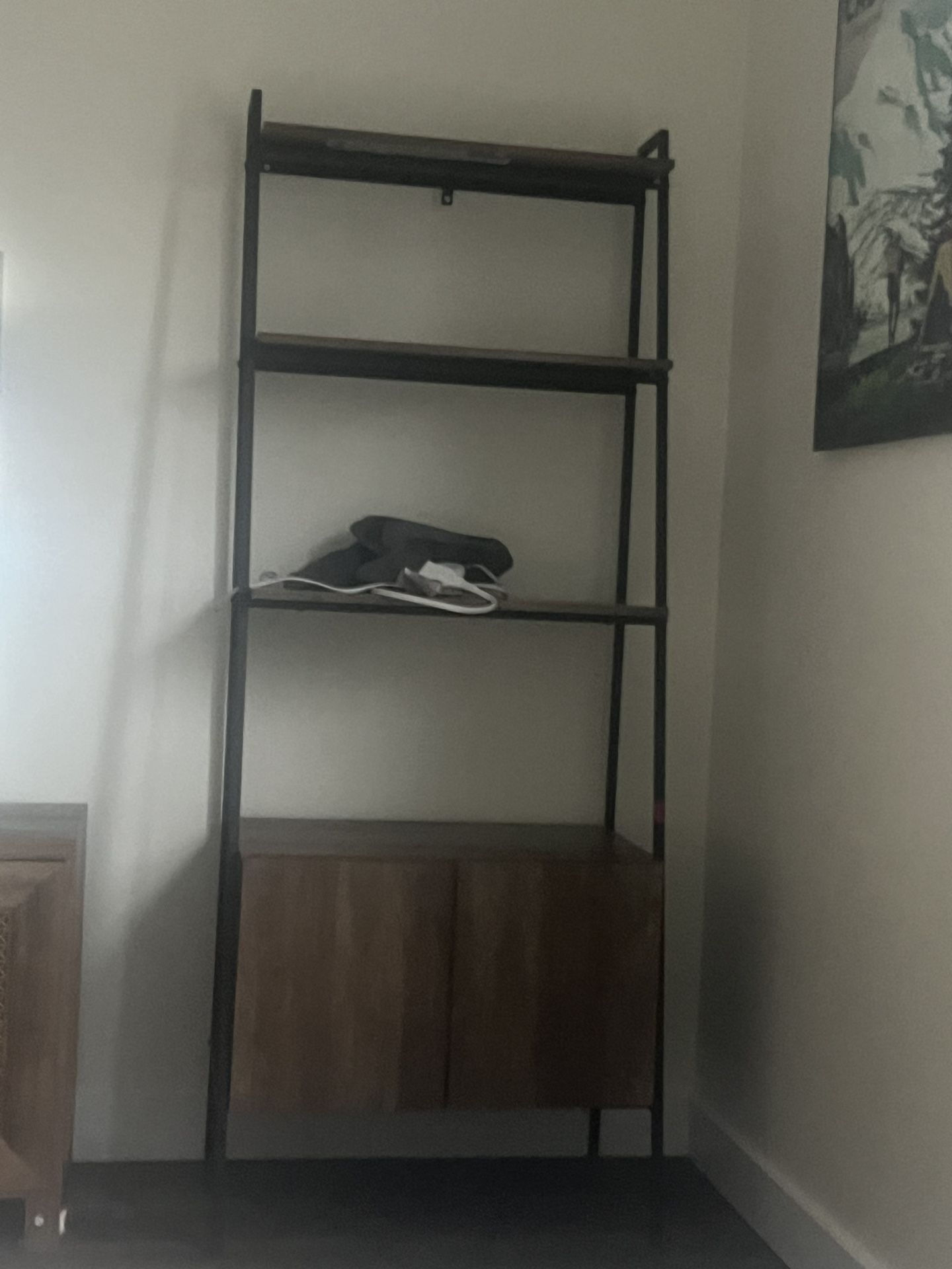 Wood/ Metal Shelf