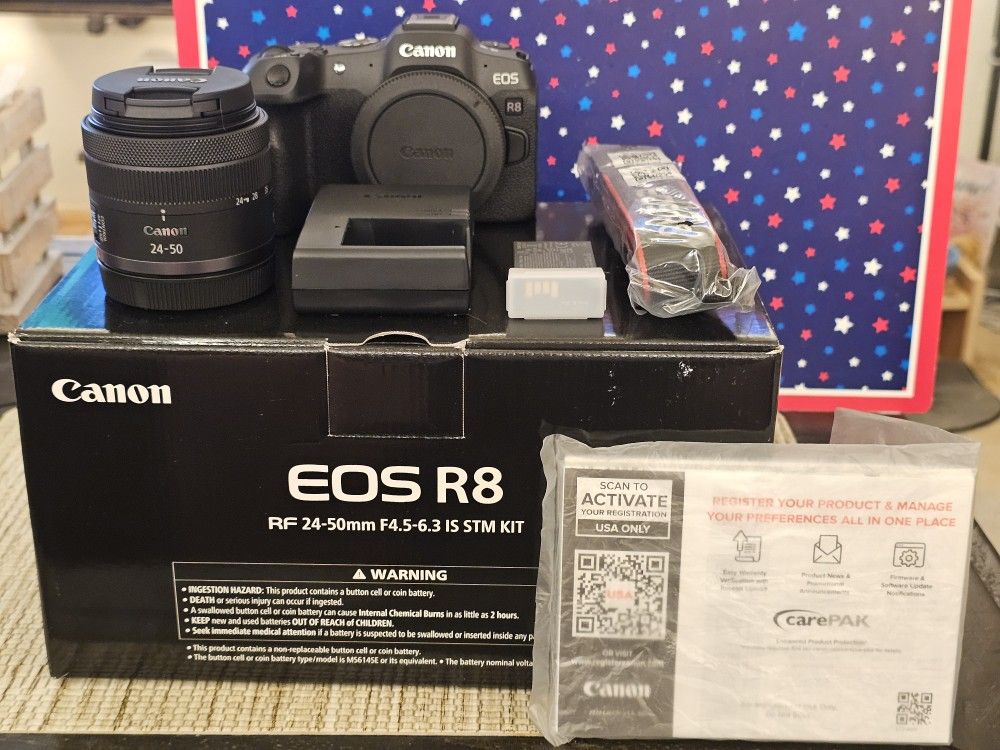 Adult-Owned Canon R8 STM Kit