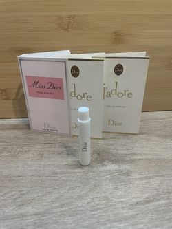 miss dior 3 j'adore lot of 3 - rose n'roses travel size fragrance sampler 1ml