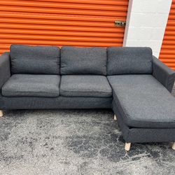 Ikea Grey Reversible Sectional Sofa