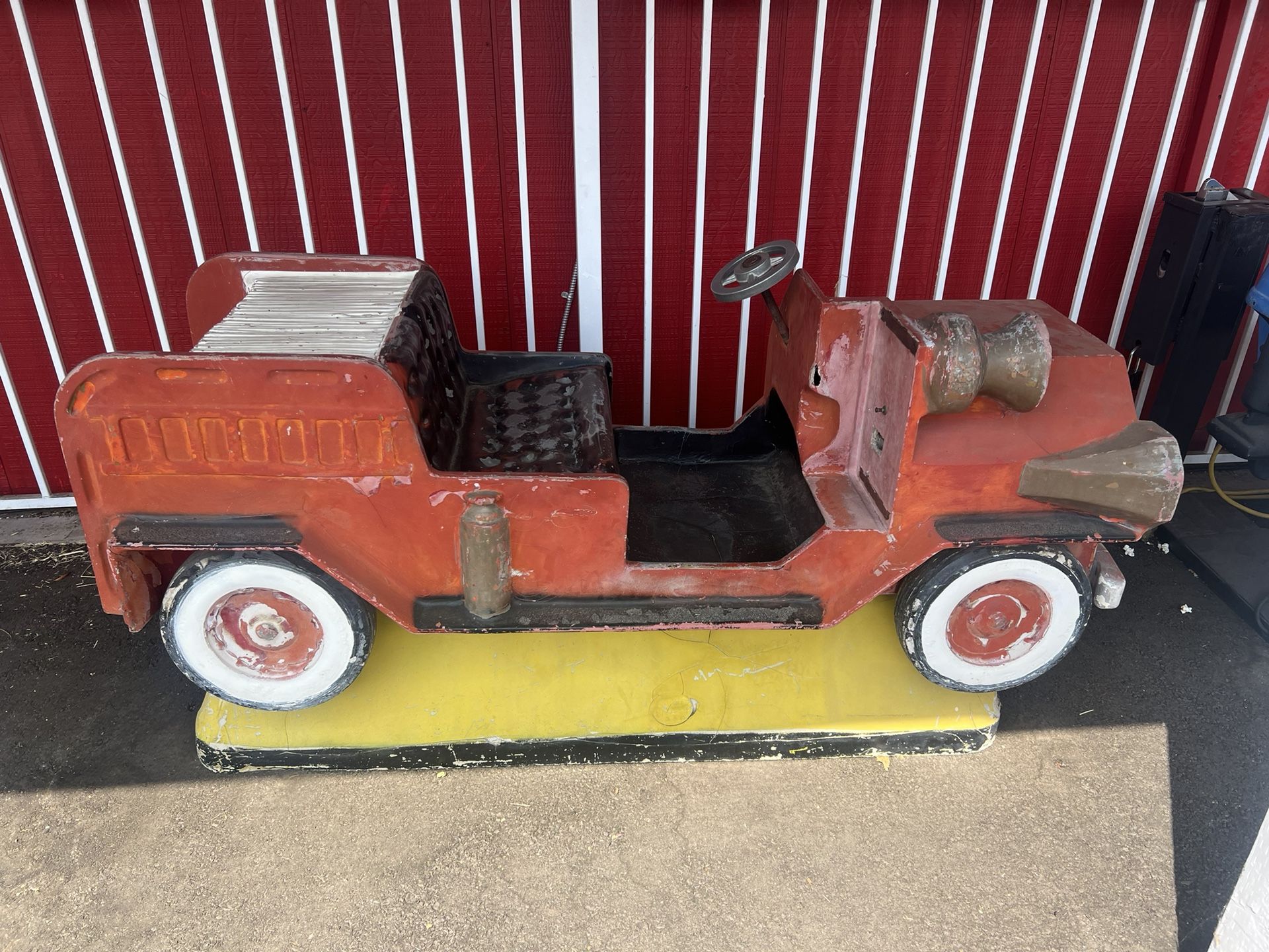 Vintage Childs Car Toy Stationary