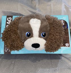 Hugfun Plush Sleeping Bag Kids Puppy Dog Brown New