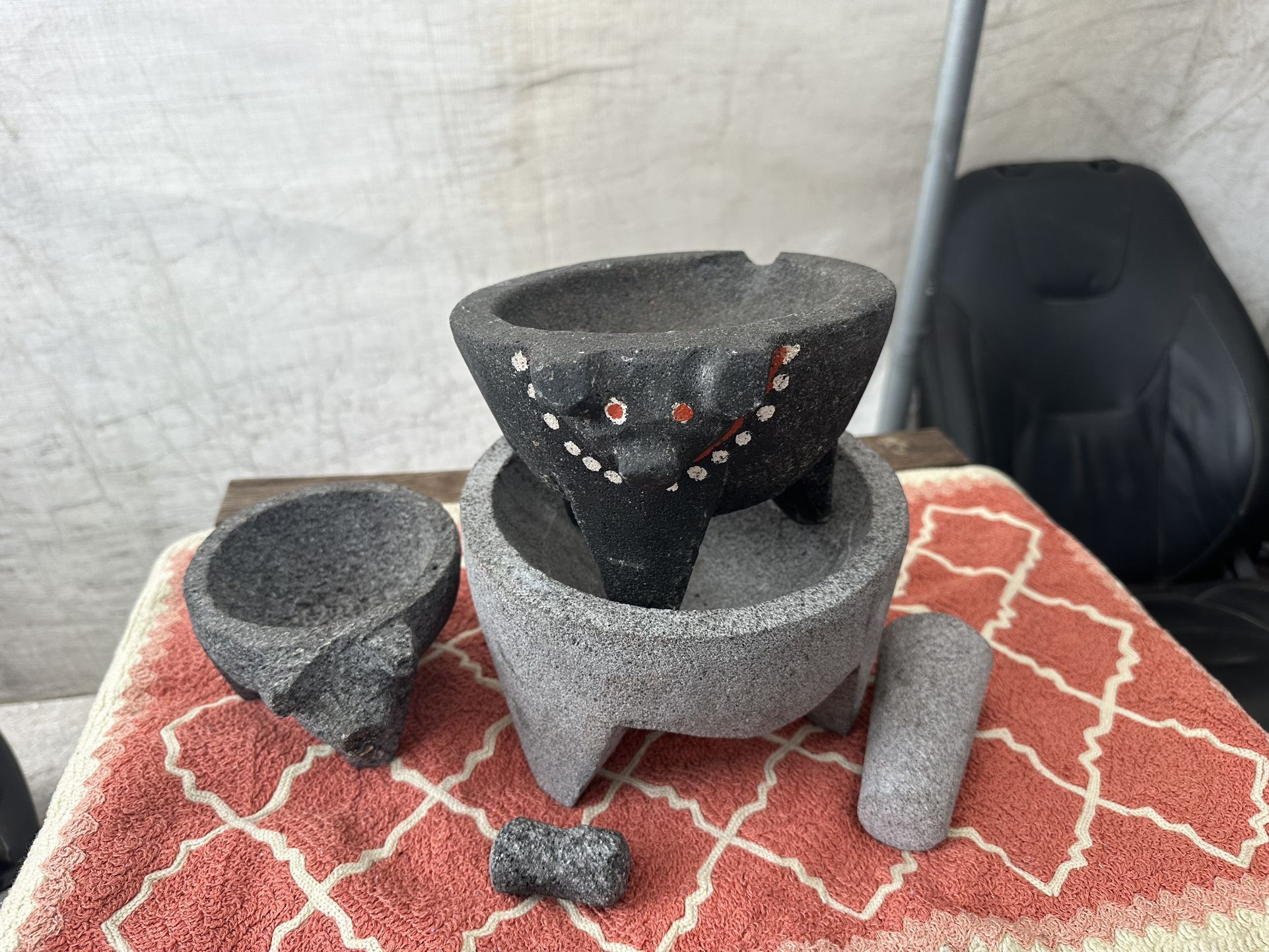 Molcajete De Piedra Volcánica