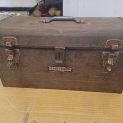 Vintage Craftsman Metal Mechanics Toolbox
