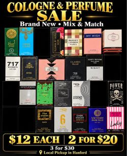 New Men’s & Women’s Fragrances