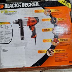 BLACK & DECKER 7-Amp 1/2" High-Torque Drill $30 obo

