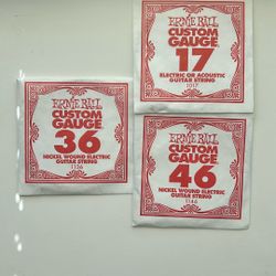 Ernie Ball Nickel Plain Single Guitar String