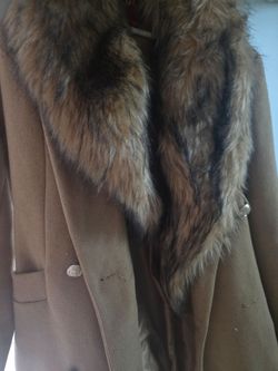 Guess faux fur coat