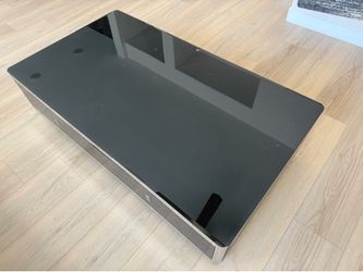 Black Smoked Glass Coffee Table