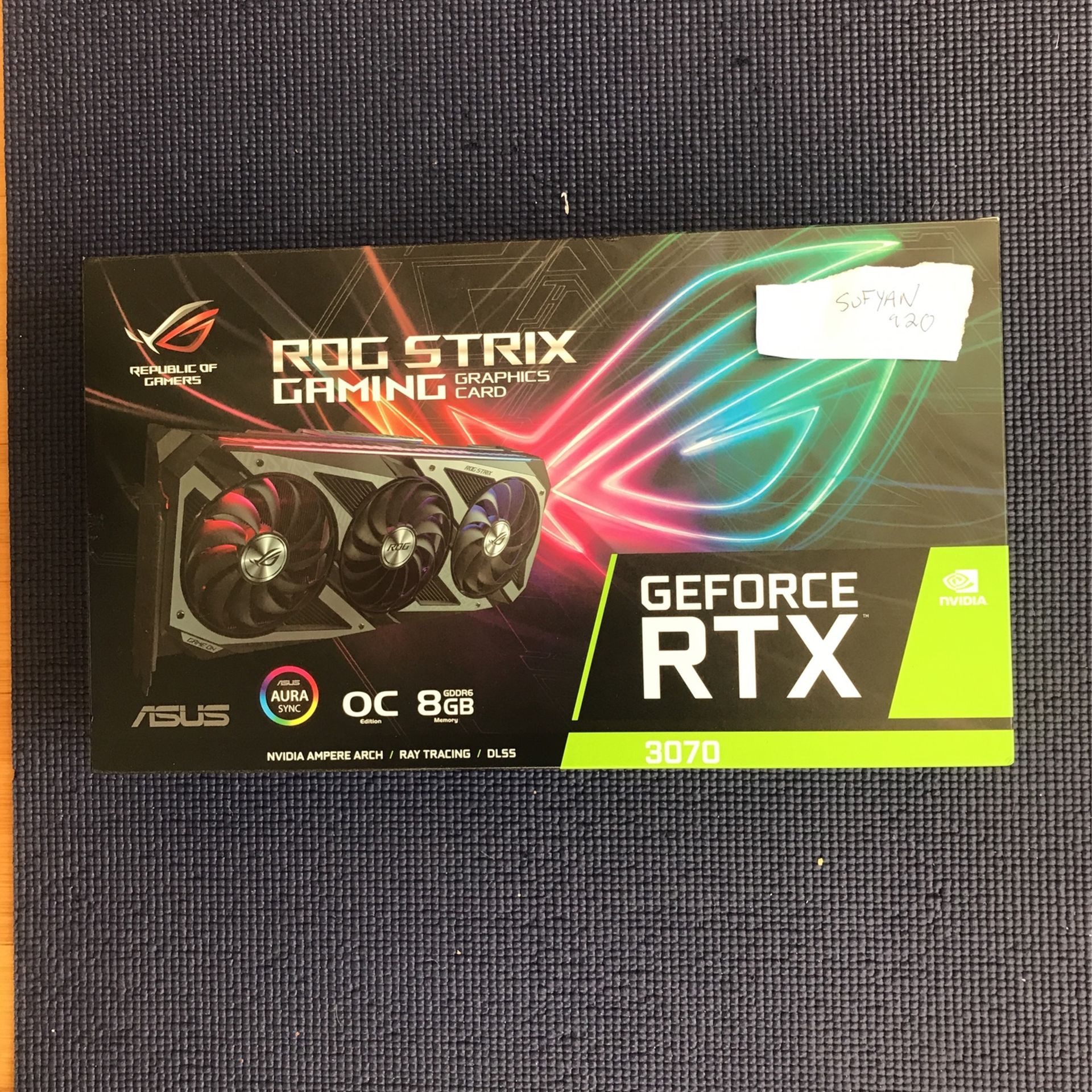 ASUS GEFORCE RTX ROG STRIX 3070 Gaming Graphics Card