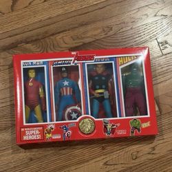 Disney Parks 2026 Mego Marvel Avengers 4 Pack Thor Hulk Captain America Iron Man