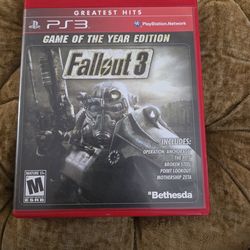 Fallout 3: Game of the Year Edition for the PlayStation 3