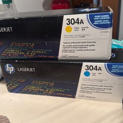 Brand New Authentic HP 304A Toner Cartridges