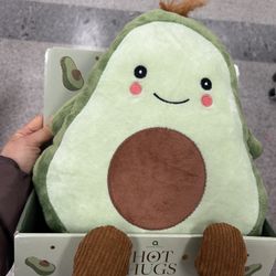 NWT Microwavable Avocado plush hottie