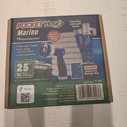 Pocket Hose Marine 25 ft Expanding Hose – New in Box