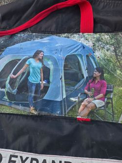 Coleman 10-person Instant Tent Cabin 10 Person with Instant Setup Camping Navy Blue
