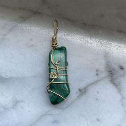 Malachite pendant
