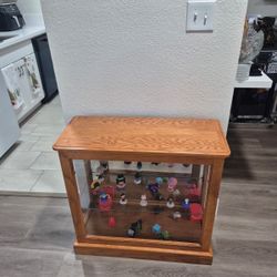 Solid Wood Display Cabinet 