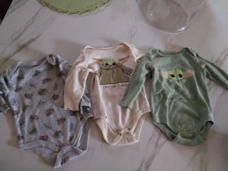 Baby Yoda Onesies,  Used