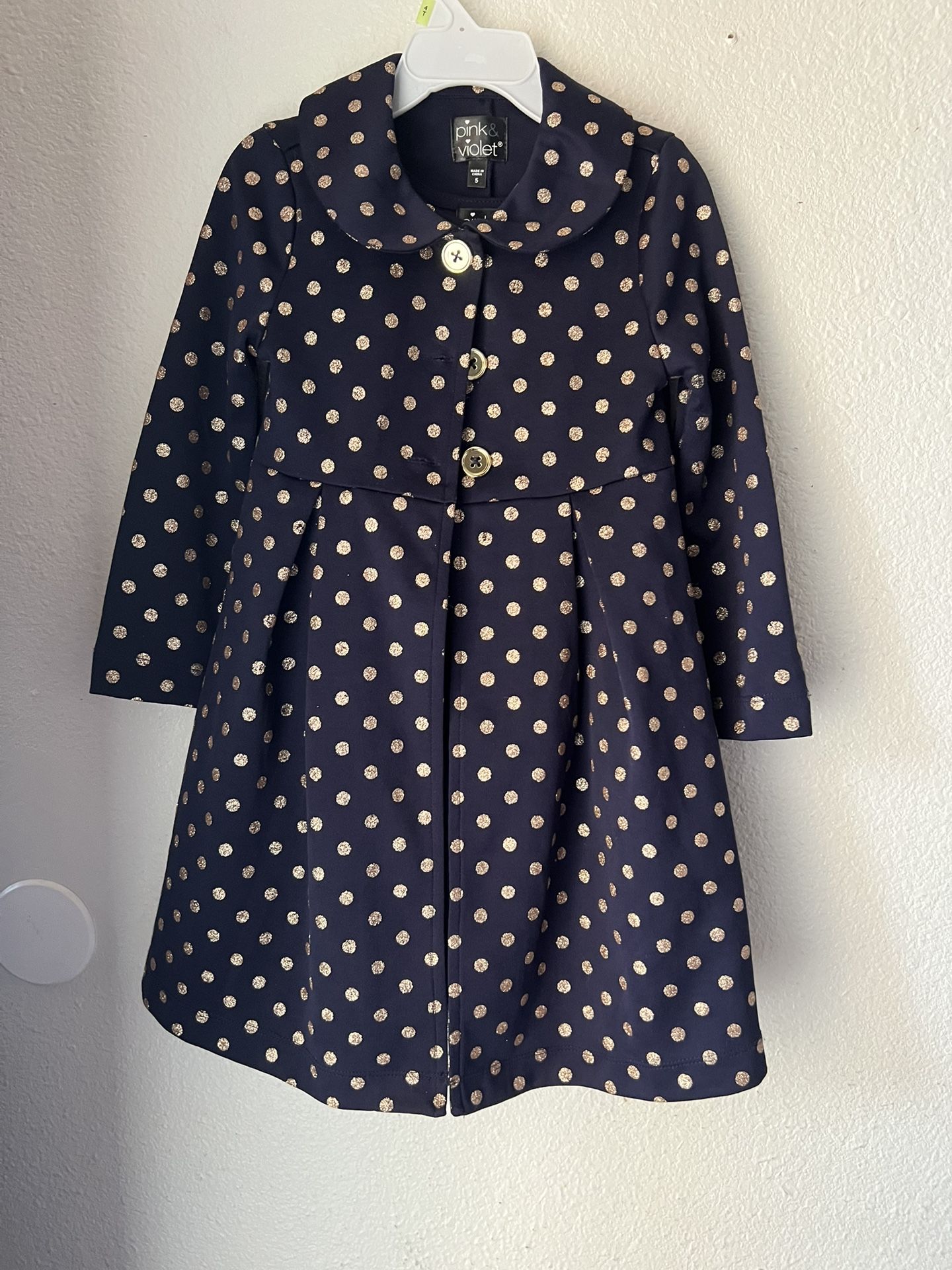 Super Especial Hermoso Set Para Niña Vestido Con Blazer Size 5