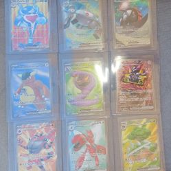 Lot Of 9 Pokemon EX Full Art Cards - Holo - Rare - Alt Art - All cards are in NM/M condition!
