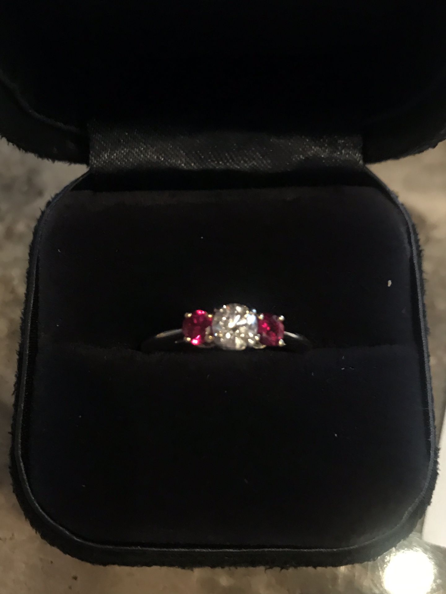 Tiffany and Co., Diamond and Ruby Ring