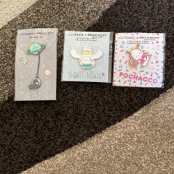 Hello Kitty Loot Crate Enamel Pins 