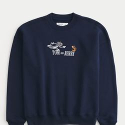 Tom and Jerry Graphic Crew Sweatshirt