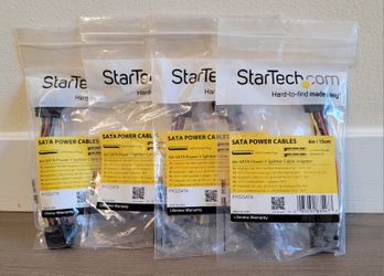 6in SATA Power Y Splitter Cable Adapter