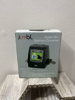 Jumbl All-In-One Digital Film Scanner 14MP 22MP 35mm 110 Super 8 Slide Converter
