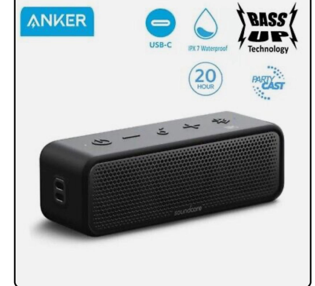 Anker Soundcore Select2 Bluetooth Speaker Portable Outdoor Wireless Speaker