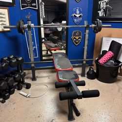 Marcy Bench Press and Leg Extension 