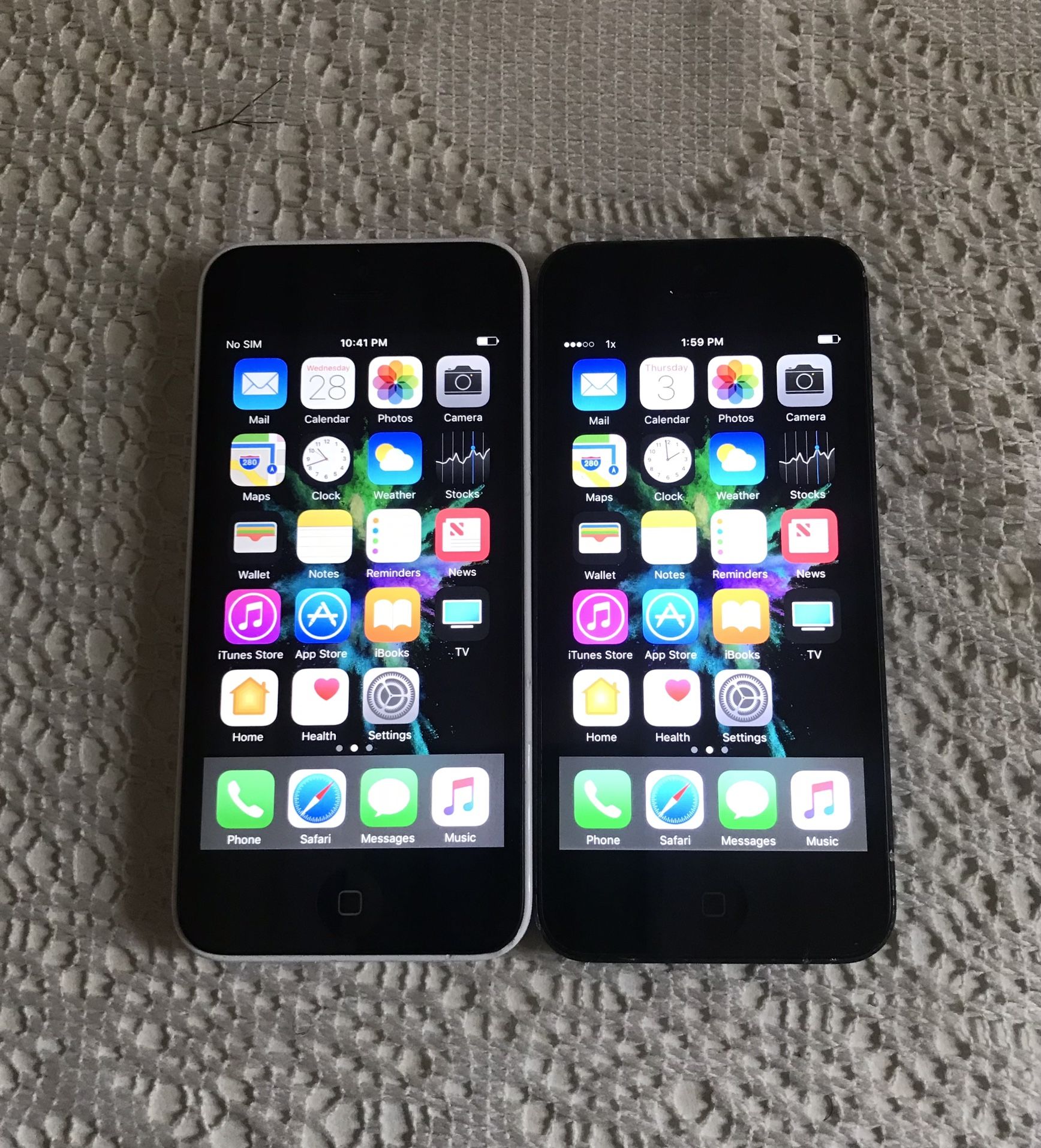 iPhone 5c T-Mobile and 5 Att
