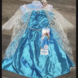 Disney Frozen Elsa Costume - Size: 4-6x