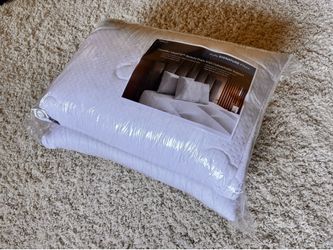Brand New Factory Sealed Puffy Signature Pillows, Set Of Two Queen Pillows