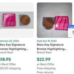Mary Kay Signature Bronze Highlighting Powder New Discontinued .29oz 8.3g MK4