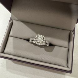 Engagement Ring & Wedding Band Diamonds Direct-$2,000 OBO-Retail $7,500.00 Size-6