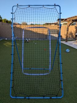 Like New. Large Sport Ball Rebounder Training Net